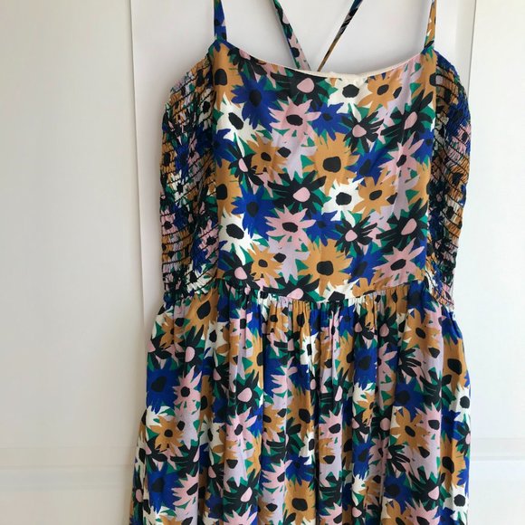 Anthropologie Corey Lynn Calter Floral Smocked - Picture 3 of 7